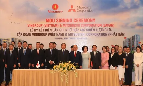 Vingroup và Mitsubishi Corporation ký MOU hợp tác chiến lược toàn diện